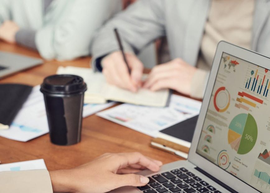 photo of person using laptop